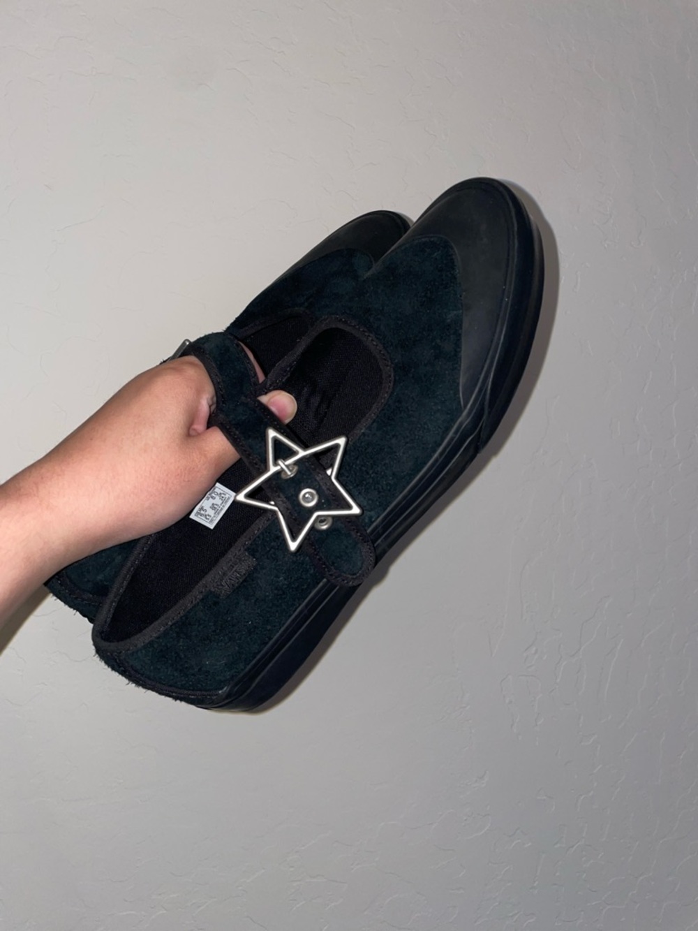 Vans Mary Jane All Black Star Buckle - Picture 2 of 8